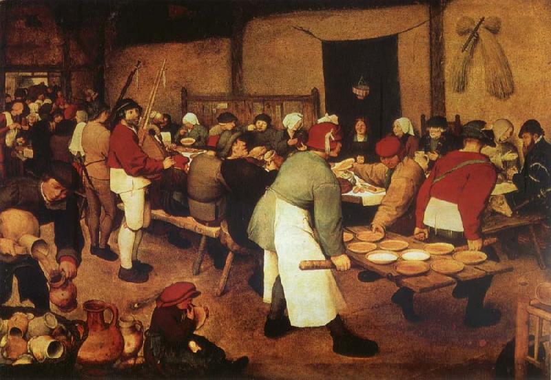 Pieter Bruegel Farmer wedding France oil painting art